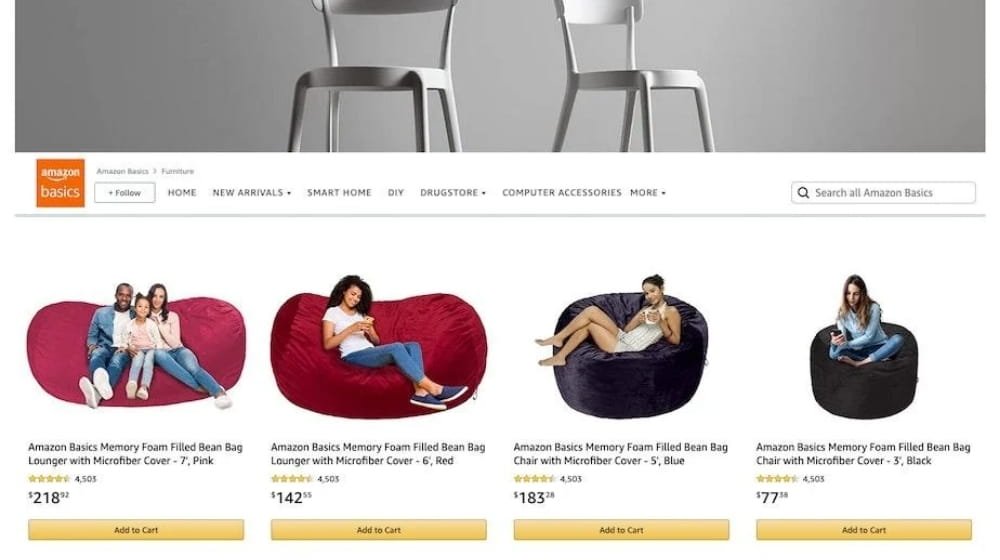 Amazon Storefront Design